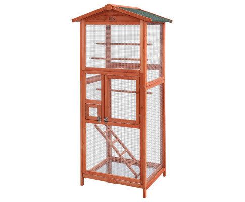 i.Pet Bird Cage 72cm x 60cm x 168cm Pet Cages Large Wooden XL